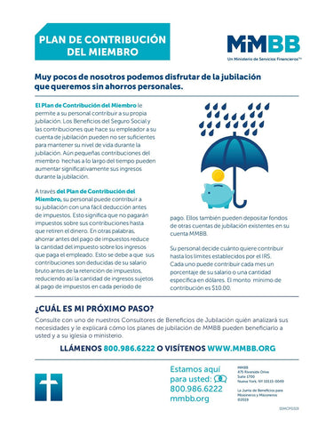 PLAN DE CONTRIBUCIÓN DEL MIEMBRO